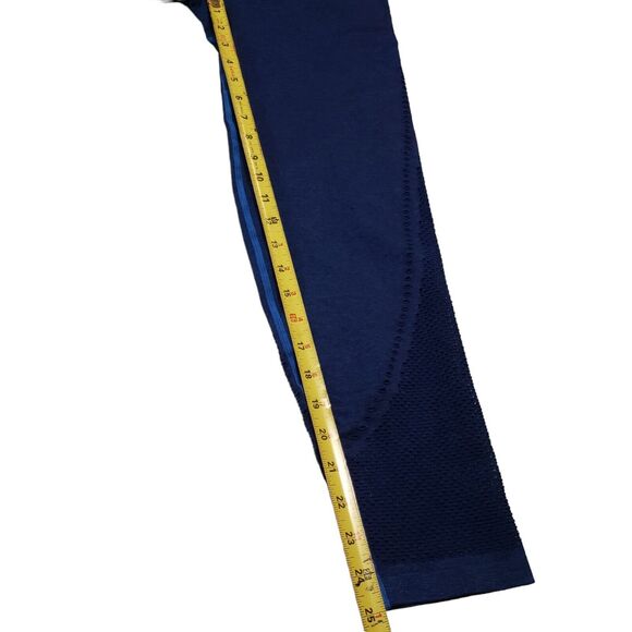 Pink Active Leggings Womens Large Blue Jogger Pink Hit on Back Athleisure - Picture 5 of 10